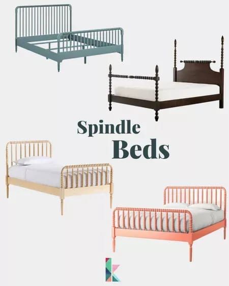 Wood Spindle Bed Frame, Spindle Bed Queen, Twin Spindle Bed, Full Size Trundle Bed, Cannonball Bed, Spool Bed, Jenny Lind Bed, Spindle Bed, Standard Bed