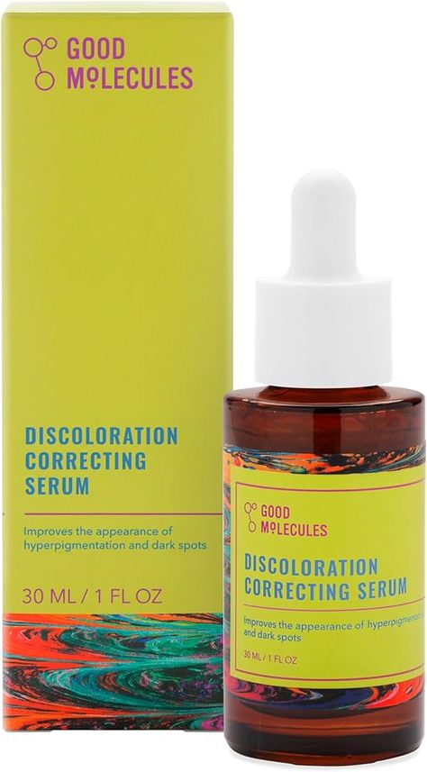 Amazon.com: Good Molecules Discoloration Correcting Serum - Tranexamic Acid Ester Salt and Niacinamide for Dark Spots, Sun Damage, and Age Spots - Skincare Face : Good Molecules: Beauty & Personal Care Discoloration Correcting Serum, Good Molecules, Skin Spots, Tranexamic Acid, Skin Radiance, Skin Repair, Sun Damage, Age Spots, Uneven Skin