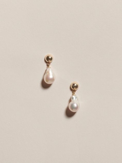 Diy Vintage Earrings, Pearl And Gold Earrings, Lotus Flower Jewelry, خواتم خطوبة, Herkimer Diamond Earrings, Dress Inspiration, Earrings Wedding, Diy Schmuck, Pearl Drop Earrings