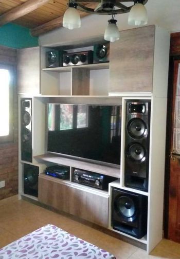 💥RACK PARA PARA TV Y AUDIO💥-ideal... - Amoblamientos Samuel | Facebook Lemari Tv, Home Theater Setup, Home Theater, Theater, Audio, Tv, Pins, Quick Saves