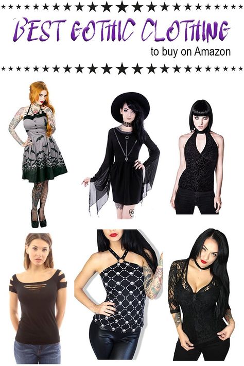 Best Gothic Clothing on Amazon - I get a lot of questions for where I shop for my wardrobe. I’ve found some of the best gothic clothing on Amazon over the past few years. They carry more sizes than your average mall, too, making it easier to find in between and plus size clothing. Gothic Amazon Finds, Summer Goth Outfits, Strega Fashion, Summer Goth, Gothic Clothes, Dresses Casual Fall, Gothic Clothing, Beach Dresses Summer, Men Clothes