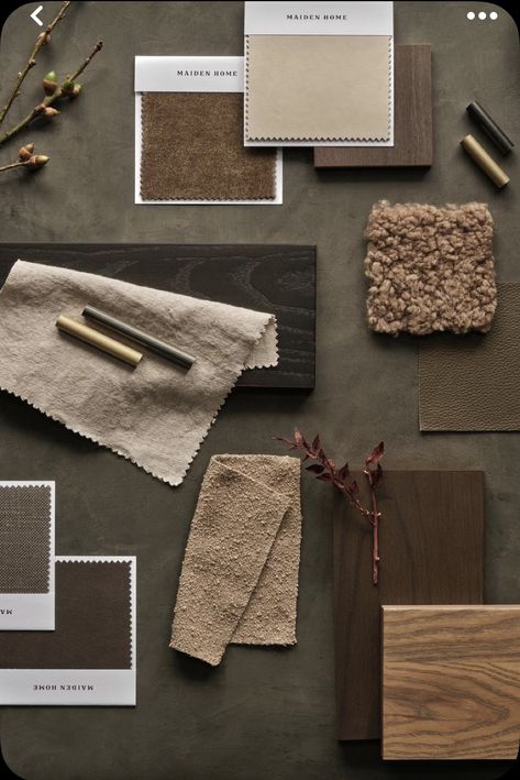 Wabi Sabi Mood Board, Wabi Sabi Office, Wabi Sabi Color Palette, Wabi Sabi Color, Moody Interior Design, Wabi Sabi Interior, Mood Board Interior, Beige Living Rooms, Sample Board