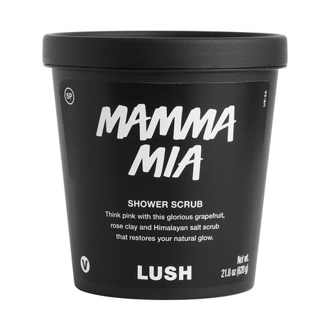 Mamma Mia | Body Scrub | Lush Cosmetics Best Lush Products, Shower Jellies, Shower Scrub, Lush Bath, Lush Products, Salt Body Scrub, Lush Cosmetics, Homemade Facials, Hair Gift