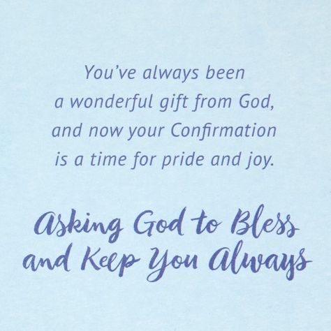 Confirmation Cards Sayings, Confirmation Wishes, Confirmation Quotes, Catholic Confirmation, Confirmation Cards, Hallmark Greeting Cards, Card Sayings, Card Sentiments, Confirmation Gifts