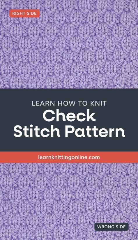 Knit Stitch Patterns Texture, Types Of Knitting Stitches, Knit Stitches For Beginners, Loom Knitting For Beginners, Easy Knit Blanket, Moss Stitch Pattern, Knitted Washcloth Patterns, Knit Purl Stitches, Easy Knitting Patterns Free