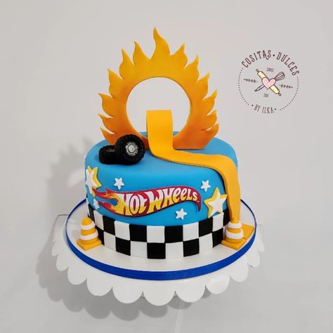 Hotwheels Topper Cake, Hot Wheels Buttercream Cake, Hot Wheels Cake Simple, Hot Wheels Monster Truck Birthday Cake, Hot Wheels Birthday Cake Buttercream, Hot Wheels Birthday, Hot Weels, Birthday Themes, 6th Birthday