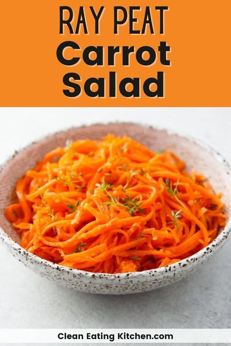 Shredded Carrots Side Dish, Ray Peat, Moroccan Carrot, Moroccan Carrot Salad, Carrot Raisin Salad, Carrots Side Dish, Vegan Mediterranean, Moroccan Carrots, Carrot Salad Recipes