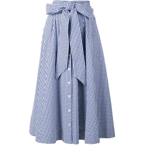 Lisa Marie Fernandez Gingham Check Full Skirt ($425) ❤ liked on Polyvore featuring skirts, full midi skirt, multi color skirt, lisa marie fernandez, colorful skirts and blue midi skirt Rok Midi, Checked Skirt, Blue Midi Skirt, Mid Calf Skirt, Skirts White, Full Midi Skirt, Colorful Skirts, Multicolor Skirt, Calf Length Skirts