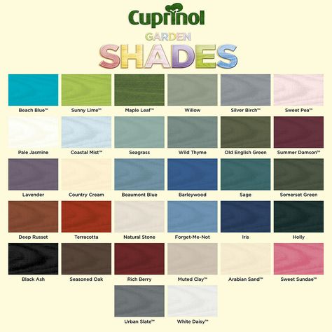 Fence Paint Colours, Cuprinol Garden Shades, Bbq Table, Kitchen Set Up, Free Paint, Kids Activity Table, Potting Table, Shop Doors, Shed Colours