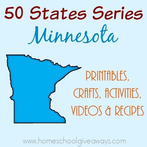 50 States: Minnesota - Homeschool Giveaways Eclectic Homeschooling, Minnesota History, State Crafts, Sight Seeing, Minnesota State Fair, Homeschool Geography, Business Conference, Gym Games, Geography Lessons