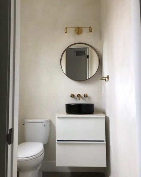 Color Atelier Lime Paint for powder room walls with a coat of Matte Sealer for p - San Francisco - by Color Atelier Paint & Plaster Color Atelier, Painting Bathroom Walls, Lime Wash, Limewash Paint, Lime Paint, Paint Companies, Warm Beige, Plaster Walls, Mineral Paint