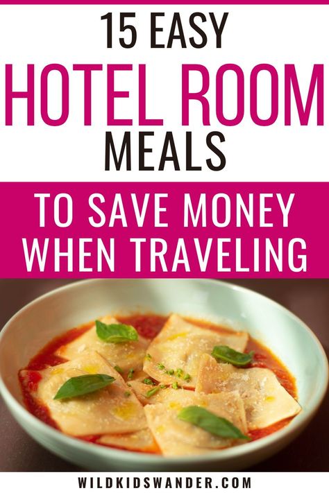 Save money and enjoy homemade meals during your hotel stay with these simple recipes designed for minimal cooking equipment. From microwave mac and cheese to DIY salad bowls, you'll love the convenience and flavor of these dishes. #HotelRoomDining #MicrowaveMeals Easy Hotel Room Meals, Hotel Room Meals, Hotel Room Cooking, Microwave Mac And Cheese, Ideas For Meals, Diy Salad, Meals To Make, Pre Cooked Chicken, Bacon Sausage