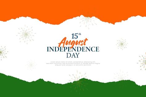 Torn Paper Background, 15 August Independence Day, 15 August, Torn Paper, Orange And Green, August 15, Paper Background, Vector Photo, Media Post