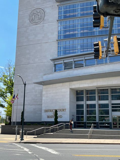 Entryway of Montgomery County District Courthouse in Rockville, Maryland. Montgomery County Maryland, Rockville Maryland, Montgomery County, Police Station, Cn Tower, New Pictures, Ferry Building San Francisco, Maryland, Entryway