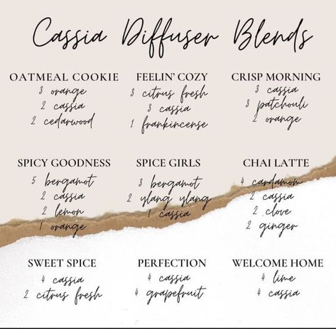 Cassia Diffuser Blends, Diffuser Blends Young Living, Young Living Recipes, Young Living Diffuser, Young Living Essential Oils Recipes, Living Essentials Oils, Essential Oil Diffuser Blends, Oil Diffuser Blends, Diffuser Blends