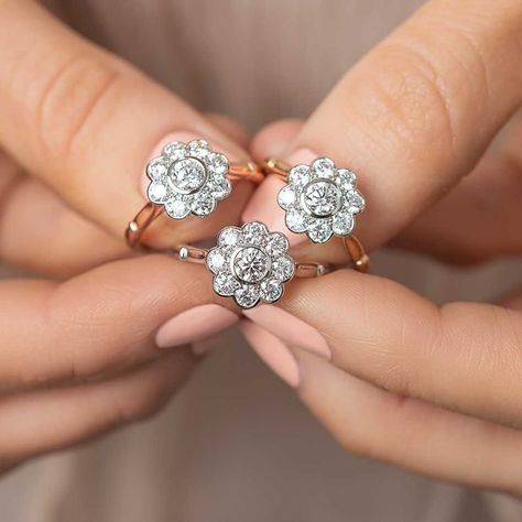 A moderne reinterpretation of an Edwardian style, our Bella Diamond Daisy rings were launched in 2018 and have since brought many women worldwide much sparkle and joy. ✨ Wear them solo as a delicate hero piece or layer with other fine rings and statement rings for a maximalist aesthetic. Showcasing now at our Toowoomba and Brisbane boutiques. Should you wish to view our exclusive collections, we recommend contacting our friendly and experienced team for your viewing convenience: 📞 Brisb... Daisy Rings, Maximalist Aesthetic, Edwardian Style, Daisy Ring, Edwardian Fashion, Fine Rings, Exclusive Collection, Brisbane, Instagram A