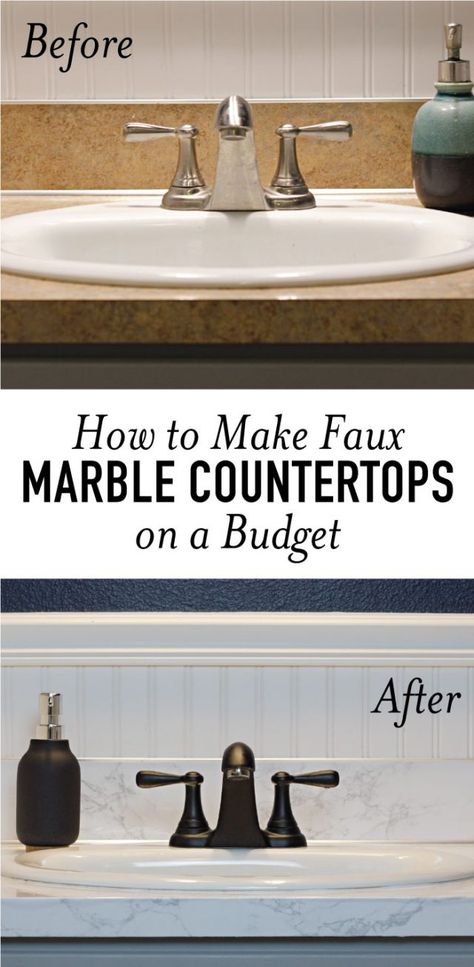 Marble Countertops Diy, Faux Marble Countertops, Kitchen Renovation Diy Ideas, Countertops Diy, Diy Home Decor For Apartments, Expensive Look, Diy Kitchen Renovation, Diy Kitchen Decor, Diy Countertops