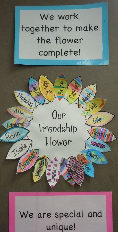 Friendship Activities Preschool, Friendship Flower, Preschool Friendship, Friendship Crafts, Uppfostra Barn, Friendship Theme, Friendship Flowers, Friendship Activities, All About Me Preschool