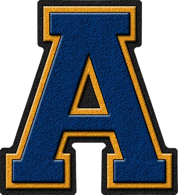 Presentation Alphabets: Royal Blue & Gold Varsity Letter A Certificate Background, Instructional Technology, School Scrapbook, Forest Color, Angels Logo, Varsity Letter, Royal Blue And Gold, Columbia Blue, Paper Cut Art