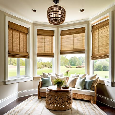 15 Curtain Ideas Bay Window Curtains For Bay Window Dining Room, Bay Window Window Treatments, Big Living Room Window Ideas, Bay Window Decorating Ideas Living Room, Curtains For Bay Window In Living Room, Living Room 4x4, Bay Window Living Room Layout, Kitchen Bay Window Treatments, Bay Window In Living Room