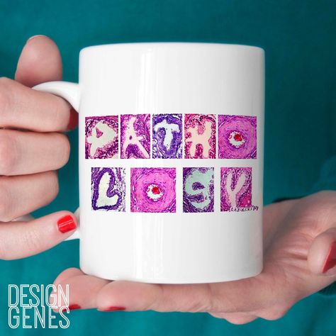 Pathology mug, Med lab tech gift, pathologist gift "PATHOLOGY" ~ med lab tech profession mug This listing is for an 11 oz white ceramic mug printed with an unique design made by me. This mug is perfect for that baker in your life, or just "treat yo self" with it!! Each mug is made to order. The actual product may vary slightly from listing image. Standard processing plus shipping time is 8 business days. If you need it sooner please choose expedited shipping for $5 more at checkout. Combining sh Med Lab Tech, Laboratory Gifts, Medical School Interview, Student Valentines, Lab Humor, Laboratory Scientist, Med Lab, Medical Laboratory Scientist, Pathology Lab