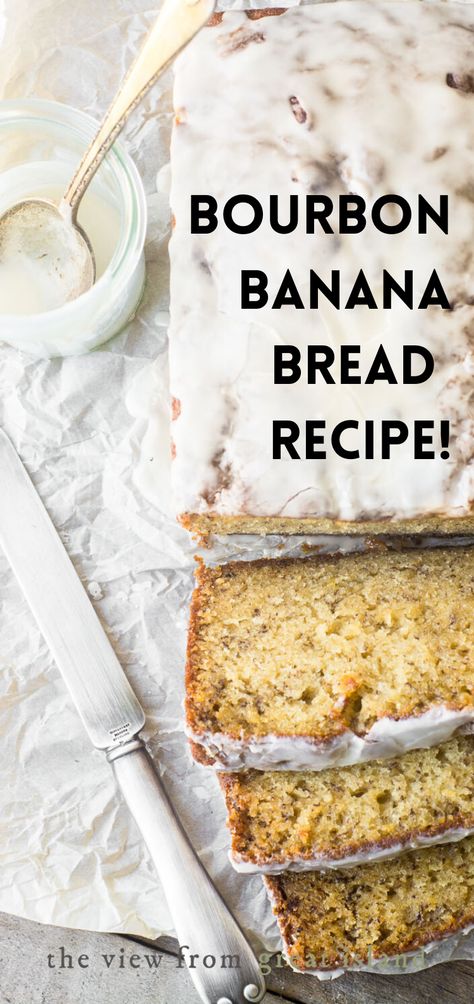 Bourbon Banana Bread, Bread For Breakfast, Best Bourbon, Easy Banana Bread Recipe, Best Banana Bread, Banana Bread Recipe, Bread Recipes Sweet, Banana Recipes, Great Desserts