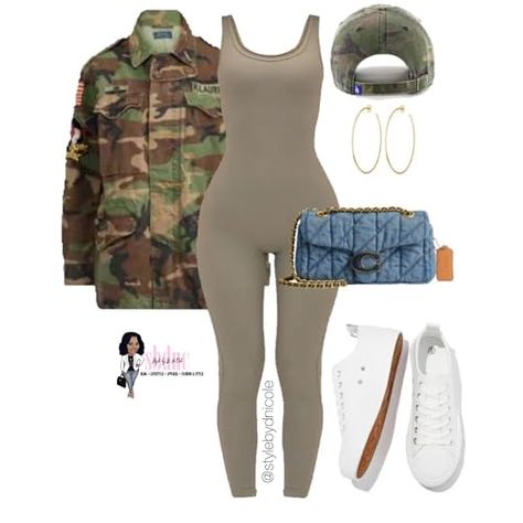 The Style by D. Ni'Cole™ Way's Amazon Page Catsuit Outfit, Holy Girl, Cute Shopping, Camouflage Outfits, Simply Fashion, Cute Outfits With Jeans, Boujee Outfits, Baddie Fits, Stylish Summer Outfits