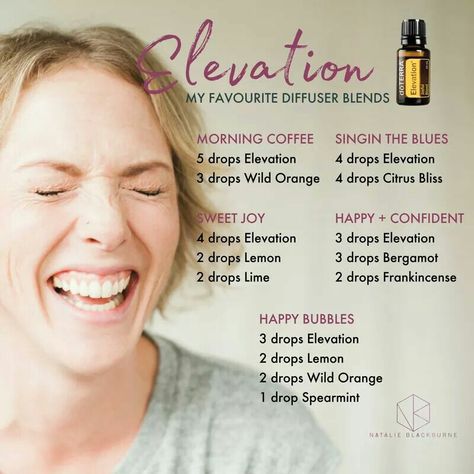 Elevation diffuser blends Oils And Their Benefits, Doterra Oils Recipes, Doterra Diffuser, Doterra Diffuser Blends, Doterra Essential Oils Recipes, Healing Essential Oils, Essential Oils Guide, Essential Oil Diffuser Recipes, Oil Diffuser Recipes