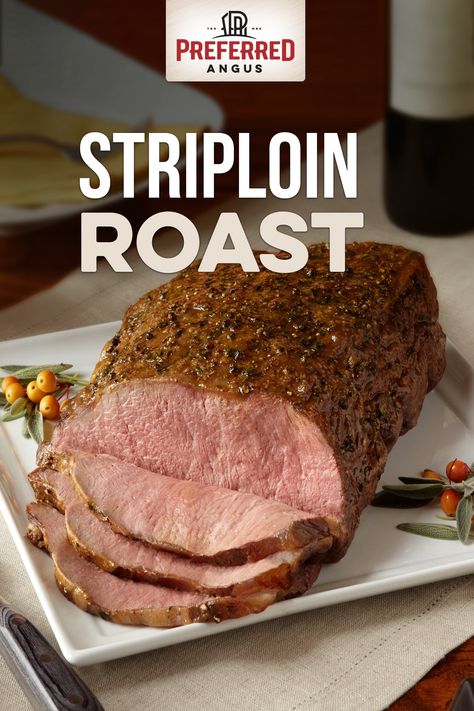 Don’t let the minimal ingredients fool you – this simple striploin roast is packed with delicious, comforting beef flavor. Beef Loin Strip Steak Recipes Crockpot, Striploin Roast Recipes, Prime Roast Recipe, Striploin Steak Recipes, Roast Recipe Crockpot, Strip Roast Recipe, Strip Loin Roast, Strip Roast, Prime Ribs