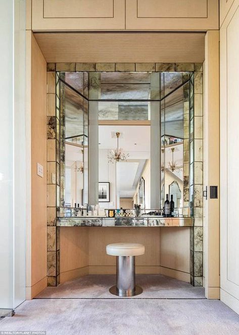 Central Park Apartment, Nyc Penthouse, Closet Vanity, Central Park West, Glam Room, Space Room, New York Apartment, Wardrobe Closet, Closet Design