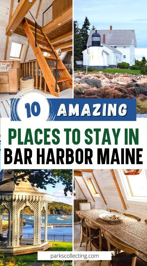 10 Amazing Places to Stay in Bar Harbor Maine. Not sure where to stay in Bar Harbor when you visit Acadia National Park? Here are the best Airbnbs in Bar Harbor & the most beautiful Acadia National Park Airbnb | Mount Desert Island Maine | hotels Bar Harbor | hotels near Acadia National Park | US national parks | best Airbnb United States | best airbnb in the US | best airbnb Maine | best airbnbs in Maine | Airbnb national park Where To Stay In Bar Harbor Maine, Boothbay Harbor Maine, Best Bed And Breakfast, Bangor Maine, Best Airbnb, Boothbay Harbor, Bar Harbor Maine, East Coast Travel, Mount Desert Island