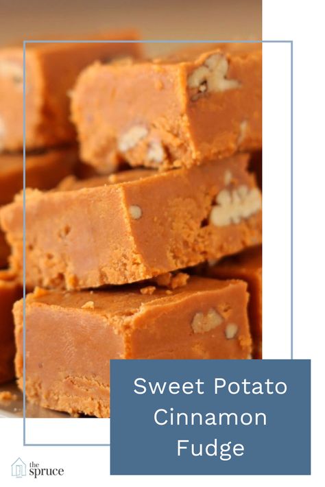 Sweet Potato Fudge Recipe, Cinnamon Butter For Sweet Potatoes, Sweet Potato Fudge, What To Make With Sweet Potatoes, Buttermilk Fudge, Cinnamon Fudge, Potato Desserts, Sweet Casserole, Sweet Potato Skins Recipe