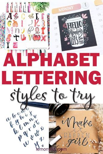 Hand lettering alphabet styles to practice for your journal, creative journal, and planners. Lettering Alphabet Practice, Typography Trends, Calligraphy Tips, Hand Lettering Alphabet Fonts, Fonts Handwriting Alphabet, Alphabet Lettering, Hand Lettering For Beginners, Lettering Styles Alphabet, Hand Lettering Styles