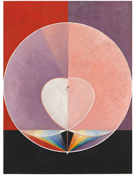 Art Visionnaire, Hilma Af Klint, The Dove, Guggenheim Museum, Piet Mondrian, Abstract Painters, Arte Popular, Wassily Kandinsky, Heart On