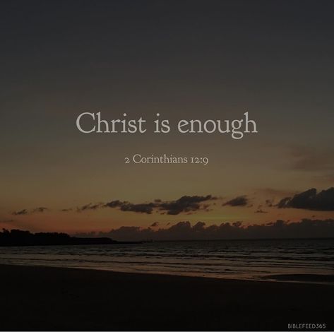 Christ Is Enough, My Grace Is Sufficient, Bible Sayings, God Grace, Scripture Of The Day, Healing Scripture, Christian Things, My Power, Jesus Is Coming