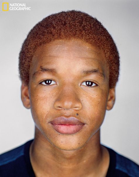 Kelly Williams II, 17, Dallas, Texas Self-ID: African American and German/multiracial Census Boxes Checked: black Ginger Guy, Martin Schoeller, Average Face, Cute Snake, Red Heads, Strawberry Blonde Hair, Face Light, Strawberry Blonde, Portrait Artist