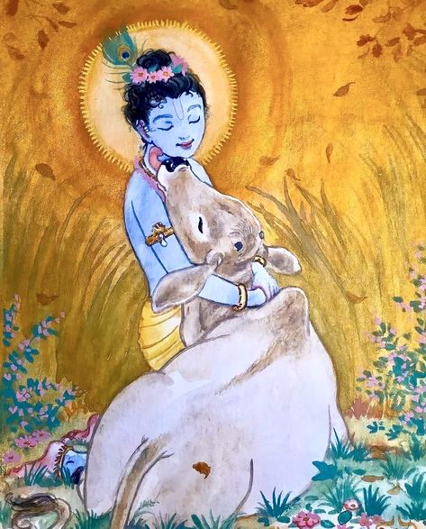 Vrindavan Krishna, Krishna Hindu, Krishna Drawing, Little Krishna, Pichwai Paintings, Lord Ganesha Paintings, Lord Vishnu Wallpapers, Vedic Art, Ganesha Art