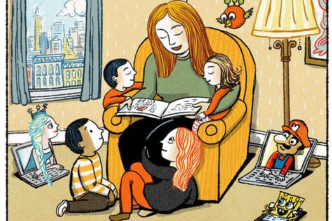 And might we say, an affordable gift too. Happy Tuesday gapmusers! #reading #parenting The Great Gift of Reading Aloud - WSJ Responsible Parenthood, Importance Of Reading, Reading Aloud, Kids Reading Books, Teaching Language Arts, Bookish Things, Family Illustration, Early Literacy, Smart Kids