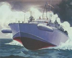 otto kuhni pt boat painting Torpedo Boat, Coast Guard Ships, Navy Coast Guard, Pt Boat, Model Ship Building, Wooden Boat Plans, Fast Boats, Boat Building Plans, Jon Boat