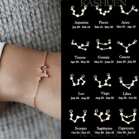 Constellation Bracelet, Symbol Jewelry, Girlfriend Jewelry, Wedding Charm, Symbolic Jewelry, Star Jewelry, Christmas Gift Jewelry, Mom Gift, Delicate Bracelet