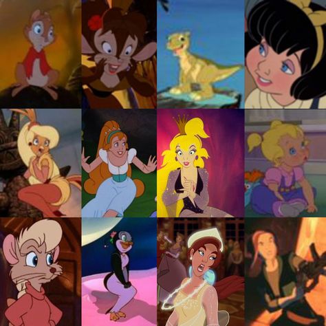 Princess Daphne Dragons Lair, Rock A Doodle, Mrs Brisby, Princess Daphne, Park Jenny, Dragons Lair, All Dogs Go To Heaven, Dogs Go To Heaven, Non Disney Princesses