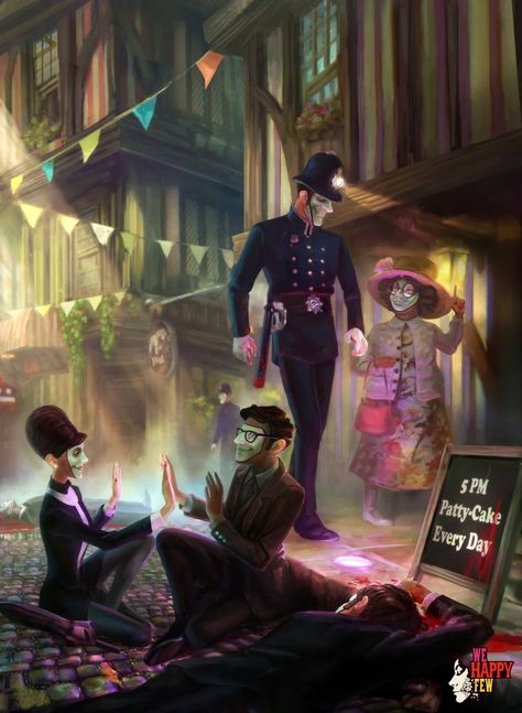 Everything is perfectly fine - Concept We Happy Few Game, We Happy Few, Uncle Jack, Inspo Art, Happiness Is A Choice, Fandom Games, Bioshock, Borderlands, Cs Go