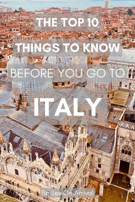 Planning a trip to Italy? Don’t miss our blog post, 'The Top 10 Things To Know Before Going to Italy'! We cover essential travel tips, from navigating public transportation to understanding Italian customs, packing advice, and must-try foods. Whether it's your first visit or a return trip, this guide will help you make the most of your Italian adventure! Italy To Do List, Planning Trip To Italy, Visiting Italy For The First Time, Travel To Italy Places To Visit, Where To Visit In Italy, Planning A Trip To Italy, Italy Itenery, Italian Customs, Touring Italy