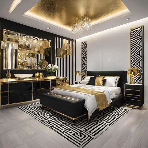 Gold Bedroom Ideas - Classic Bedroom Ideas Gold Bedroom Ideas for a Stylish Home Bedroom Ideas Gold, Classic Bedroom Ideas, Purple And Gold Bedroom, Black And Gold Bedroom, Golden Bedroom, Gold Bedroom Ideas, Grey And Gold Bedroom, Black Gold Bedroom, Blue And Gold Bedroom