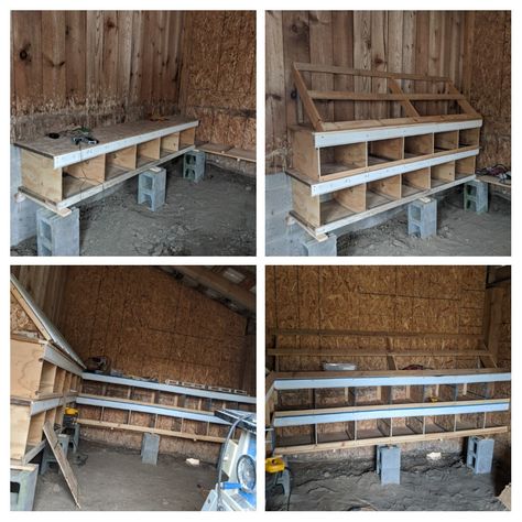 Nesting Boxes Dimensions, Chicken Boxes Nesting, Nesting Boxes For Chickens, Chicken Boxes, Chicken Shed, Chicken Nesting Boxes, Chicken Farming, Backyard Chicken Farming, Simple Chicken