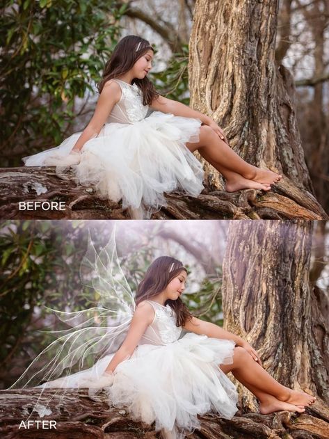 Fairy Photoshoot Kids, Fairy Photos, Princess Photoshoot, Fairy Photography, Magical Photography, Fairy Photoshoot, Fairies Photos, Fairytale Photography, Photoshop For Photographers