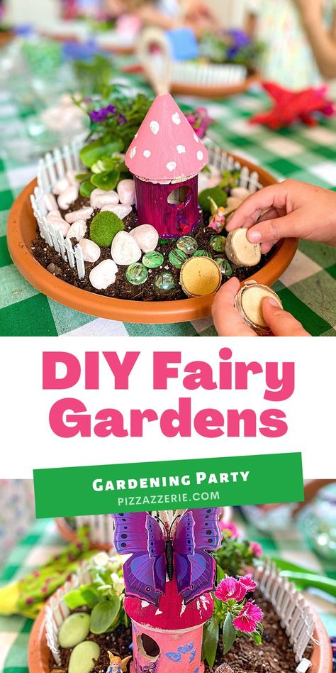 Fairy Garden Birthday, Fairy Princess Party, Woodland Fairy Party, Garden Birthday Party, Birthday Party Activity, Fairy Garden Birthday Party, Fairy Garden Party, Butterfly Birthday Party, Fairy Garden Crafts