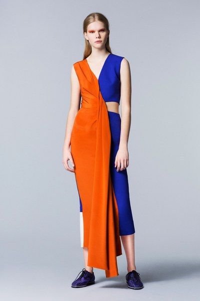 Roksanda Pre-Fall 2014 Collection Photos - Vogue Roksanda Ilincic, Colour Combinations Fashion, Fall 2014 Fashion, Colour Blocking, Trend Forecasting, 2014 Fashion, Style Mistakes, 인물 사진, Fall 2014