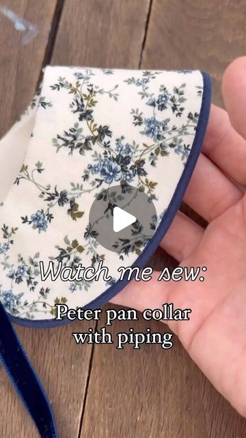 Humblebee Atelier on Instagram: "When I wanted to learn how to sew piping onto my collars, I couldn‘t find a good video to show me how. So since I‘ve figured it out I thought this might be helpful for some of you too 🤍 Save this for later!   Steel wire clips I am using are from @sewply 🪡🧵  #sewing #sewingtutorial #learntosew #pipingtrim #peterpancollar #paspelband #nähtutorial #nähblog #sewingproject #diy #bubikragen #handmade   Music from #Uppbeat (free for Creators!): https://uppbeat.io/t/infraction/november License code: NHIPRBXCQOSLVJZK" How To Do Piping Sewing, Piping Techniques Sewing, Sew Piping, Collar Tutorial, Sewing Piping, Piping Techniques, Kids Sewing, How To Sew, Learn To Sew