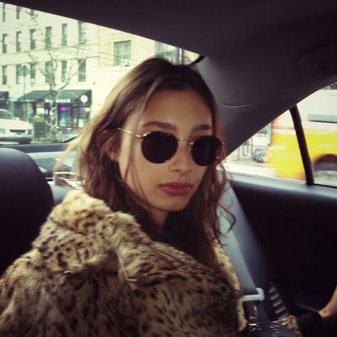 Print Coat, Fur Coat, Leopard Print, A Woman, Sunglasses